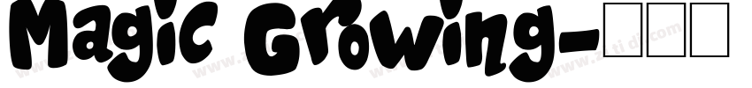 Magic Growing字体转换